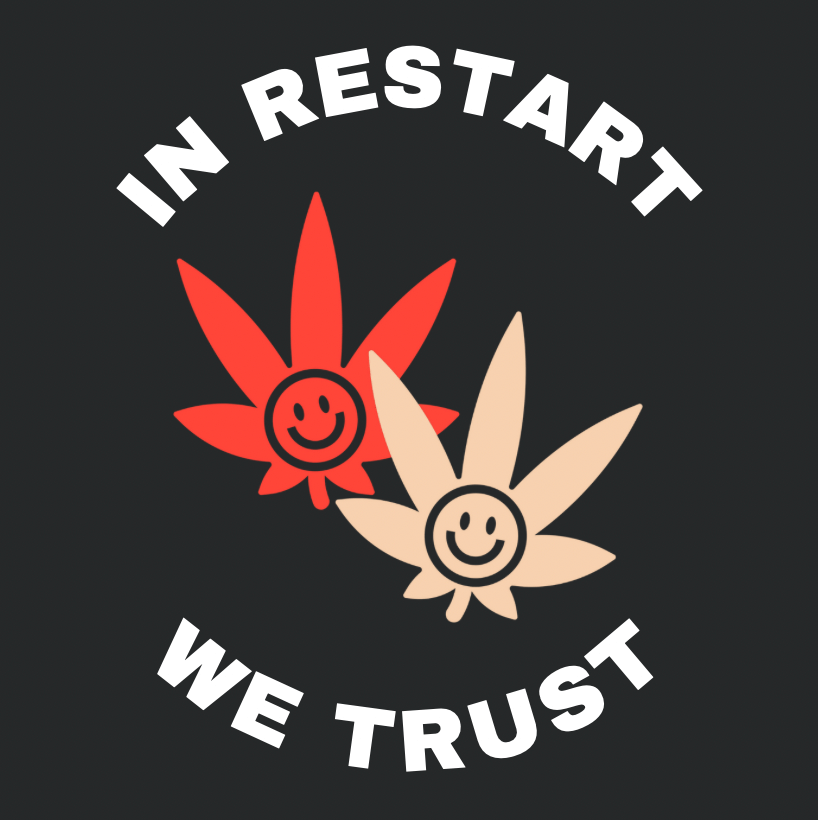 RESTART We Trust T-shirt / Med